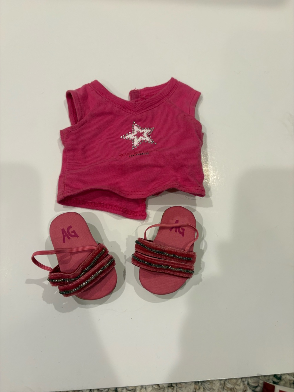 American Girl Doll Los Angeles American Girl Place Shirt and Shoes
